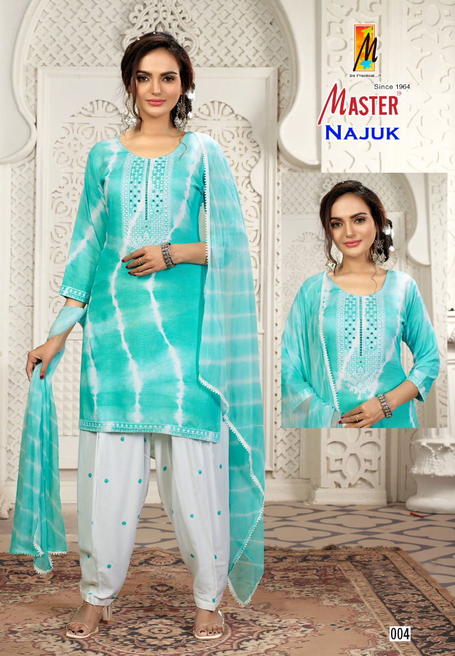 Master Najuk Ethnic Wear Wholesale Readymade Suits Catalog